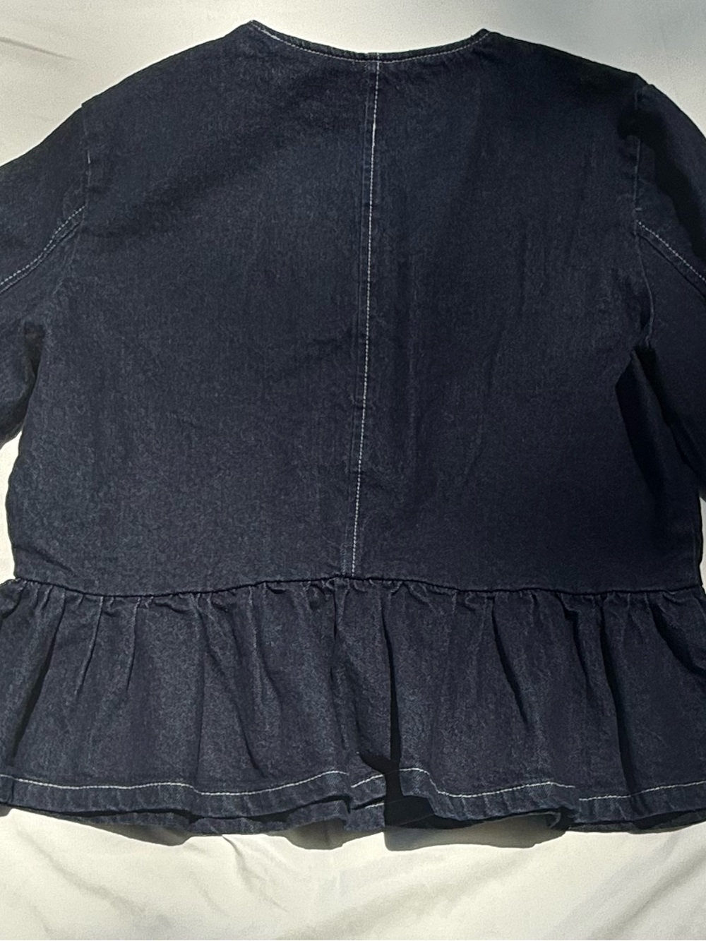Steve Madden Black Peplum Button Jacket - Picture 9 of 9